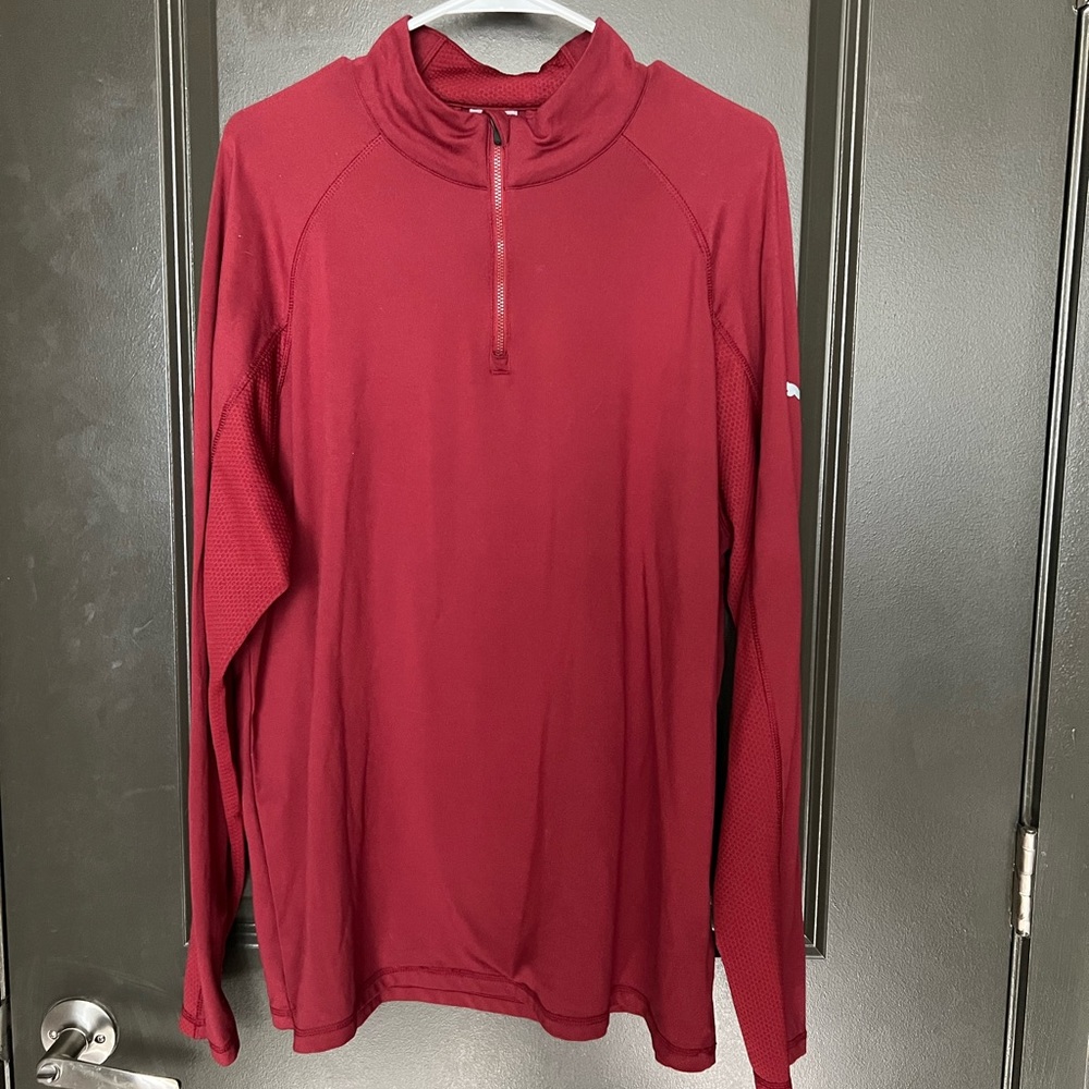 Puma 1/4 zip long sleeve shirt